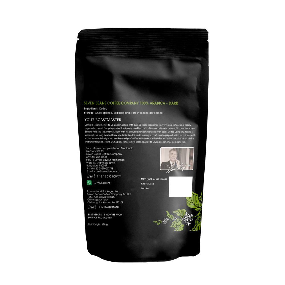 "100% Arabica" Single Origin, Gourmet Indian Coffee