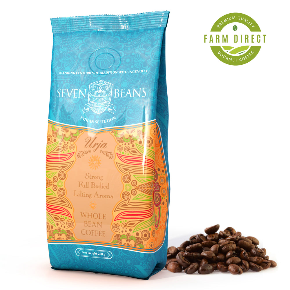 "Urja" Medium Dark Roast, Single Origin, Gourmet Indian Coffee